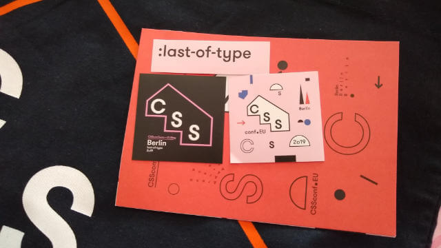 CSSConf EU 2019, last-of-type