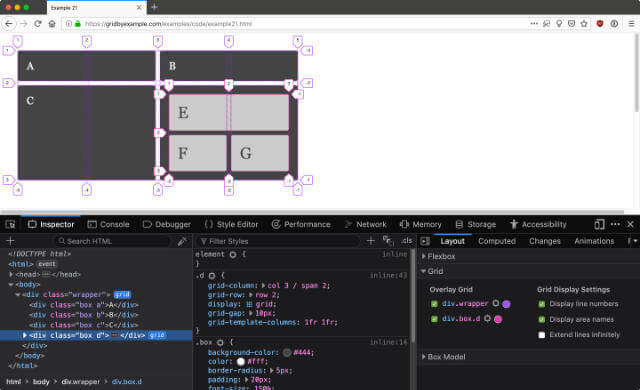 Multiple grid overlays on the same page