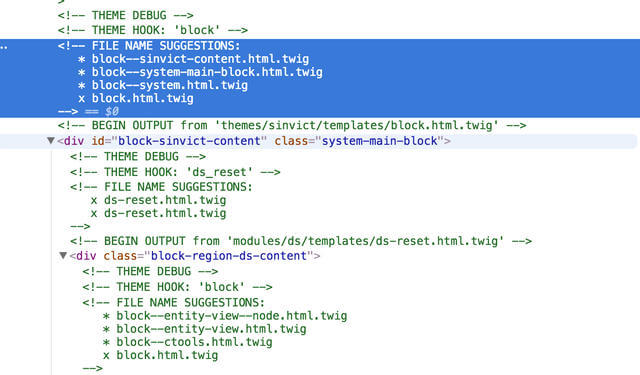 Twig debugging in Drupal 8