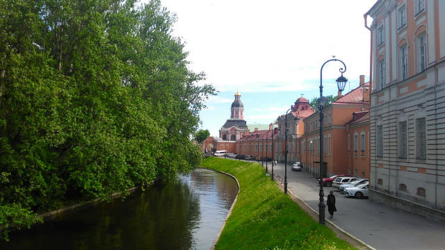 View of the Alexander Nevsky Monastery