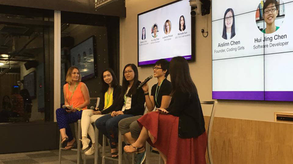 Panel at inaugural TechLadies launch event