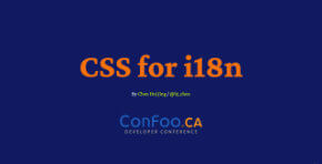 CSS for internationalisation
