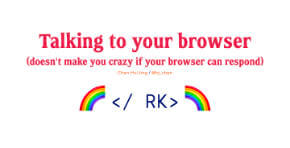 Talk colours to your browser