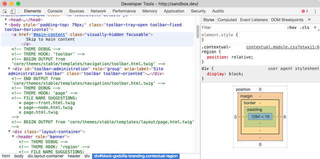 Twig debugging