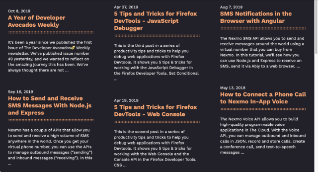 Basic multi-col layout