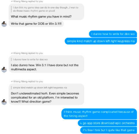 Message thread on reconsidering the PICO8 idea