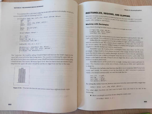 Section in DA BOOK on rendering rectangles