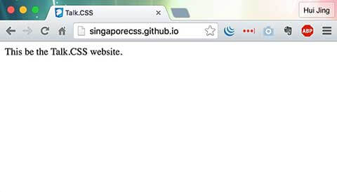 Test index.html file