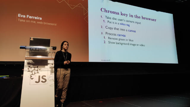 Eva Ferreira blowing everyone's minds on stage