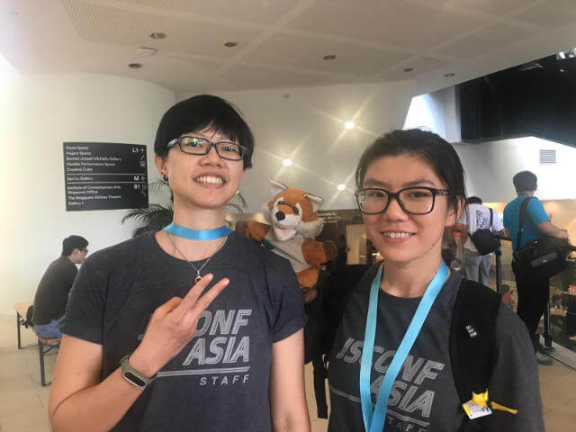 Wei, Bæla and I catching a spare moment during the conference