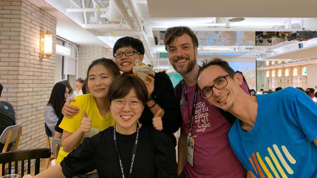 Post conference dinner at JSConf Korea