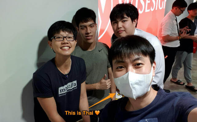 Reunited with team Thailand who came for JSConf.Asia