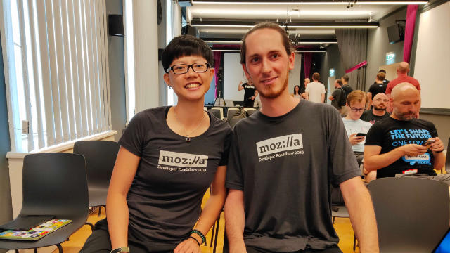 Max Böck and I before the fireside chat at Vienna