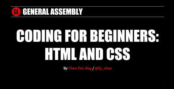 Coding for beginners: HTML and CSS