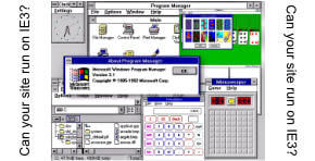 Can your site work on IE3