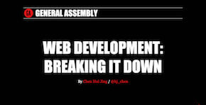 Web development: breaking it down